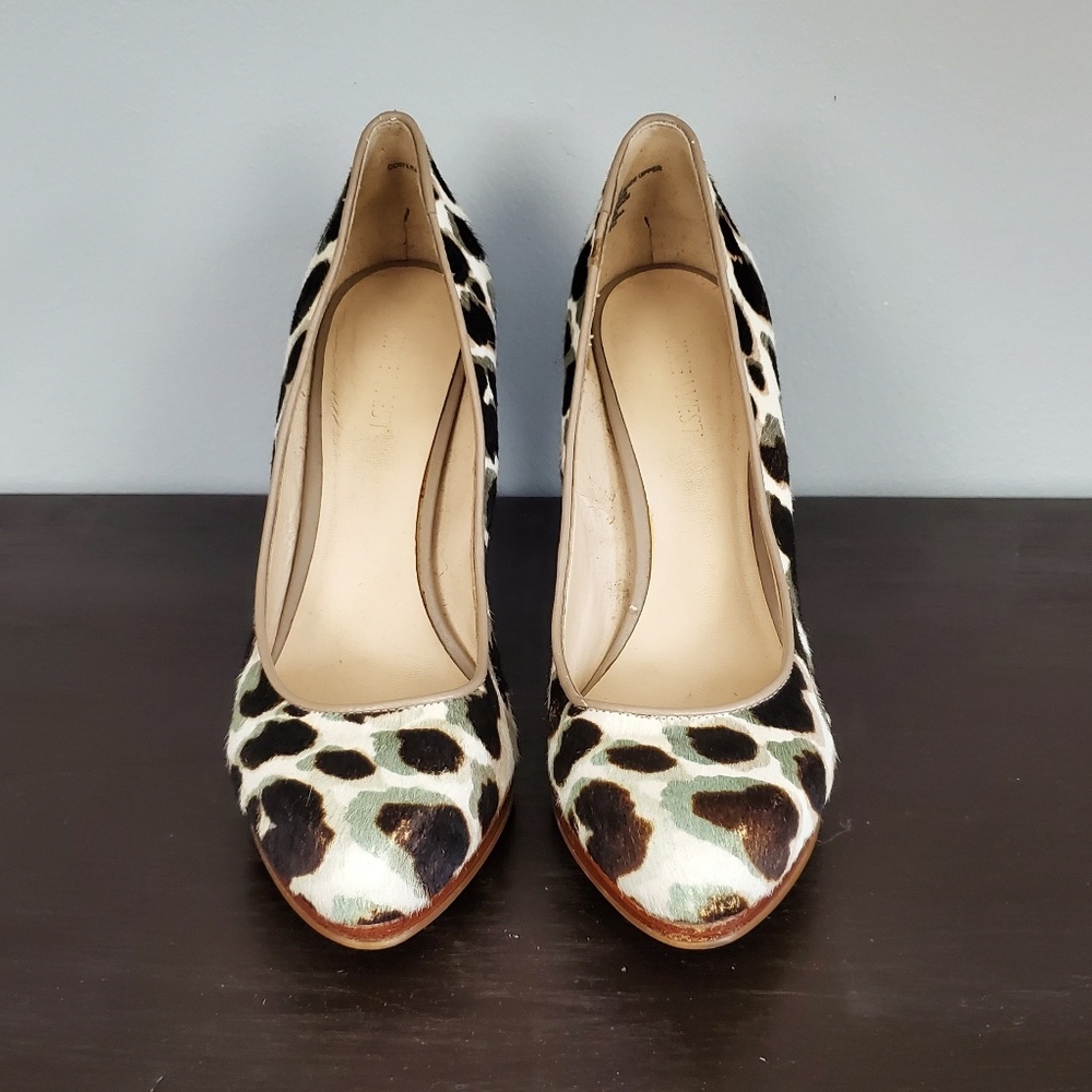 Nine West animal print hair heels 7.5